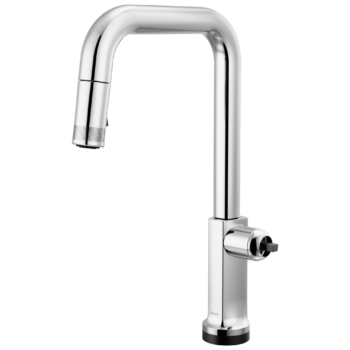 Brizo Kintsu®: SmartTouch® Pull-Down Faucet with Square Spout - Less Handle In Lumicoat® Chrome