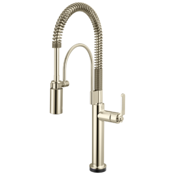 Brizo Litze®: SmartTouch Semi-Professional Kitchen Faucet - Industrial Handle In Polished Nickel