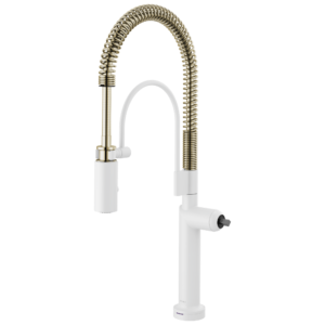 Brizo Jason Wu for Brizo™: SmartTouch® Semi-Professional Kitchen Faucet – Less Handle In Matte White