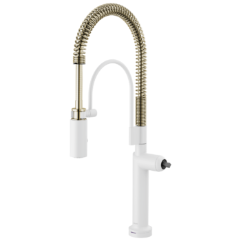 Brizo Jason Wu for Brizo™: SmartTouch® Semi-Professional Kitchen Faucet - Less Handle In Matte White