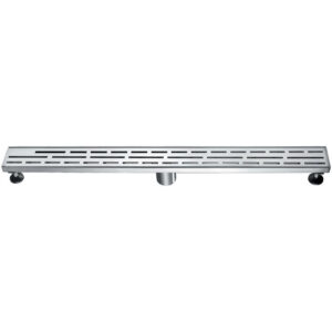 Dawn® Amazon River Series – Linear Shower Drain 32″L In Polished satin