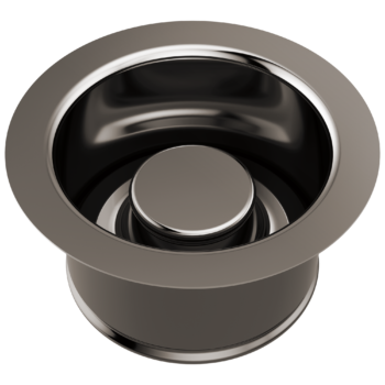 Brizo Kintsu®: Disposal Flange & Stopper In Brilliance Black Onyx