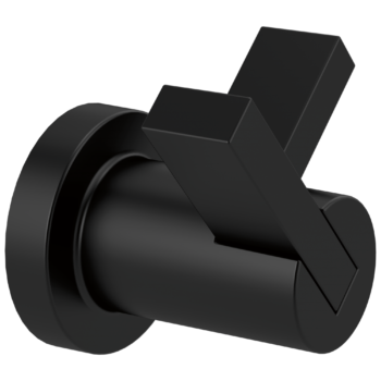 Brizo Litze®: Double Robe Hook In Matte Black