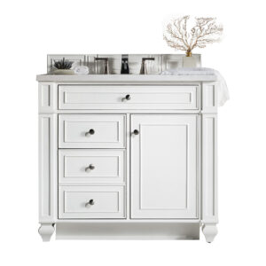 Bristol 36″ Single Vanity, Bright White