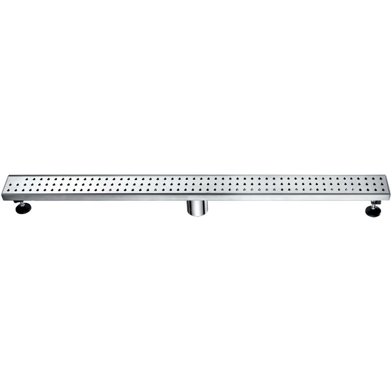 Dawn® Nile River Series - Linear Shower Drain 36"L In Polished satin