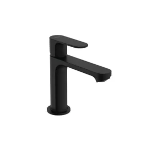 Hansgrohe Rebris S Single-Hole Faucet 110 with Pop-Up Drain, 1.2 GPM in Matte Black