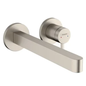 Hansgrohe Finoris Wall-Mounted Single-Handle Faucet Trim, 1.2 GPM in Brushed Nickel