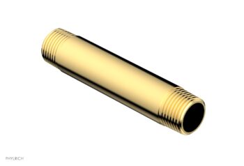 Phylrich 4" Straight Shower Arm 11205 - Polished Gold