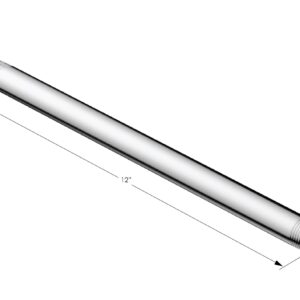 Phylrich 12″ Straight Shower Arm 11207 – Polished Chrome