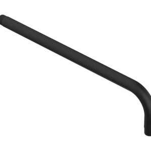 Phylrich 90 Angle 18″ Shower Arm 11265 – Matte Black