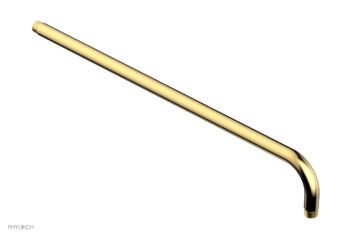 Phylrich 90 Angle 24" Shower Arm 11209 - Polished Gold