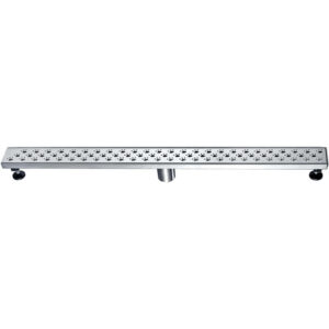 Dawn® Memuru River Series – Linear Shower Drain 36″L In Polished satin