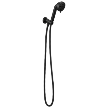 Brizo Litze®: Wall Mount Handshower with H<sub>2</sub>Okinetic® Technology In Matte Black