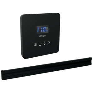 Brizo Other: Square + Bilateral Steam Set In Matte Black