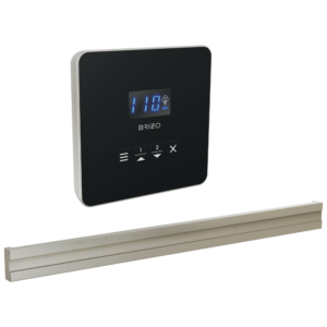 Brizo Other: Square + Bilateral Steam Set In Lumicoat® Brushed Nickel