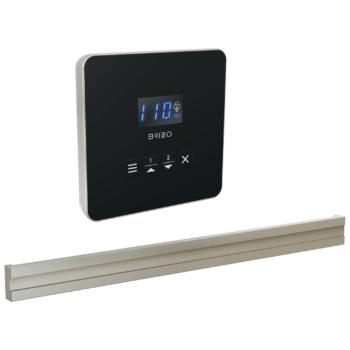 Brizo Other: Square + Bilateral Steam Set In Lumicoat® Brushed Nickel