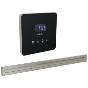 Brizo Other: Square + Bilateral Steam Set In Lumicoat® Luxe Nickel