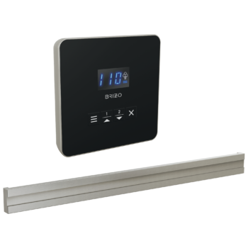 Brizo Other: Square + Bilateral Steam Set In Lumicoat® Luxe Nickel