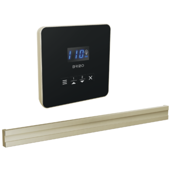 Brizo Other: Square + Bilateral Steam Set In Lumicoat® Polished Nickel