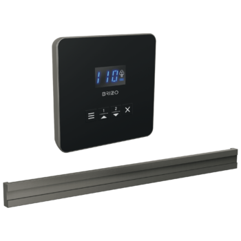 Brizo Other: Square + Bilateral Steam Set In Lumicoat® Luxe Steel