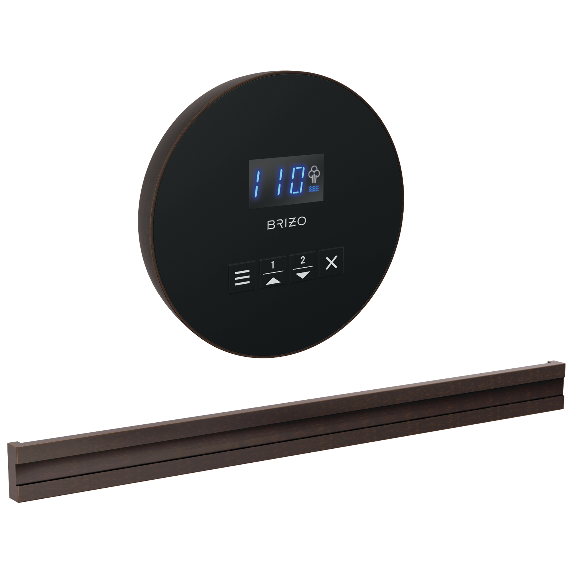 Brizo Other: Round + Bilateral Steam Set In Venetian Bronze