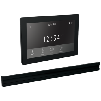 Brizo Other: Digital + Bilateral Steam Set In Matte Black