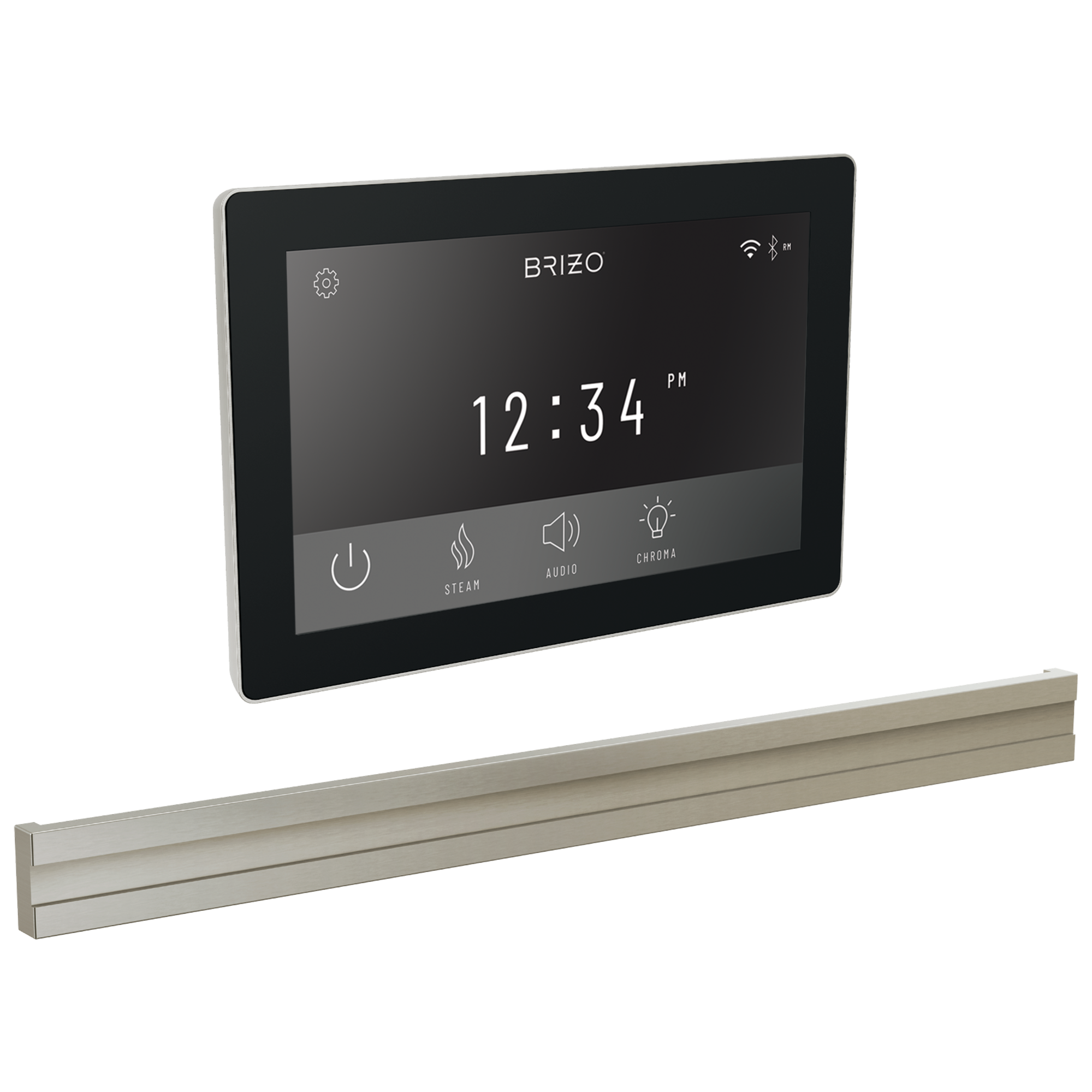 Brizo Other: Digital + Bilateral Steam Set In Lumicoat® Brushed Nickel