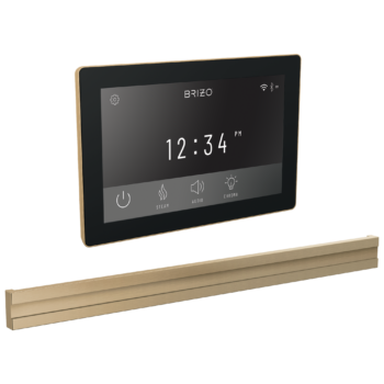 Brizo Other: Digital + Bilateral Steam Set In Lumicoat® Luxe Gold