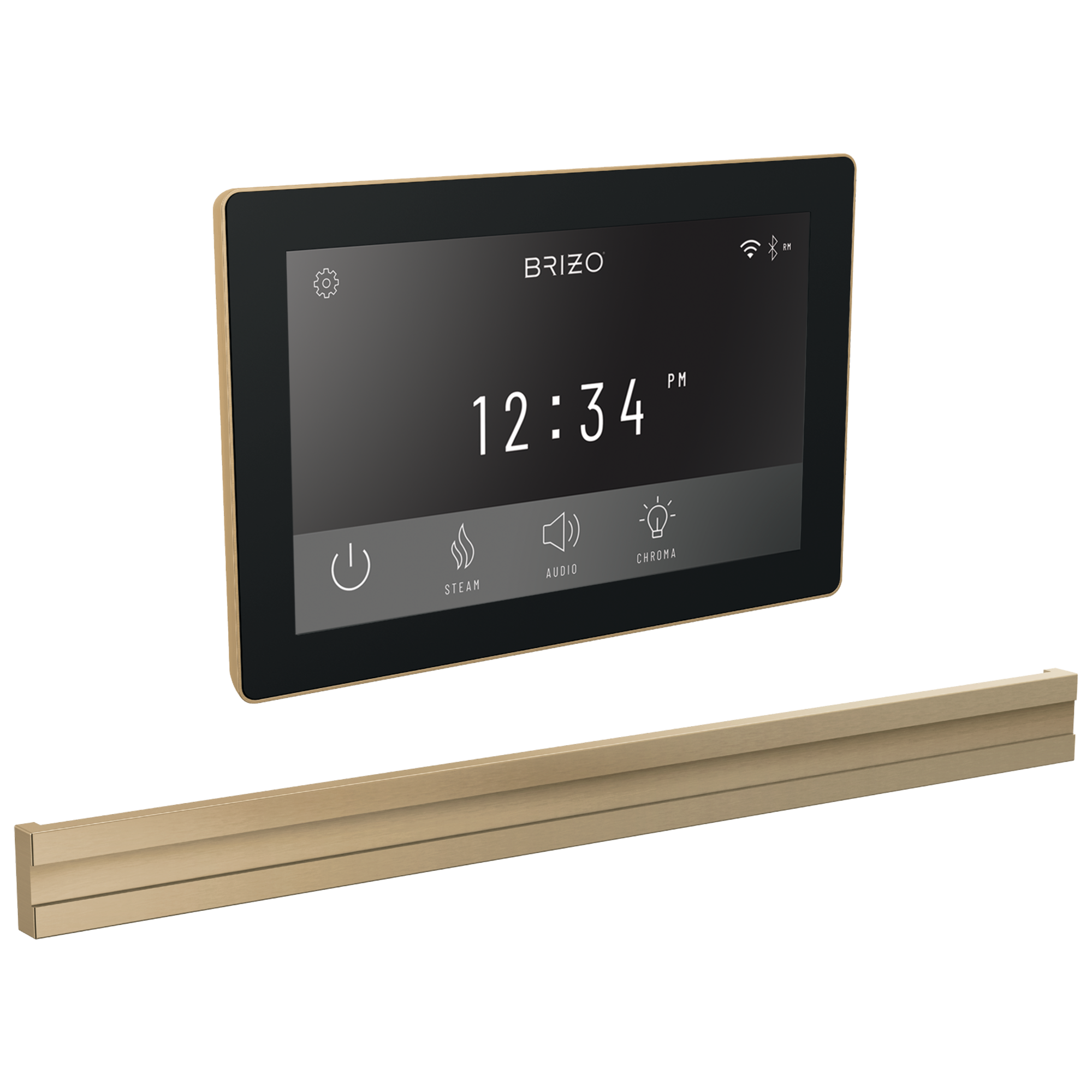Brizo Other: Digital + Bilateral Steam Set In Lumicoat® Luxe Gold
