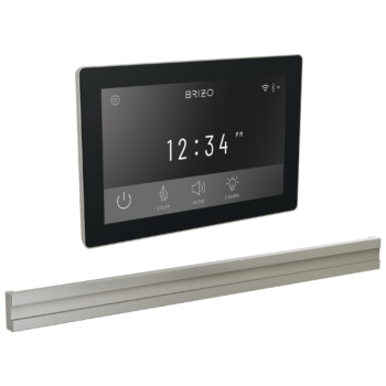 Brizo Other: Digital + Bilateral Steam Set In Lumicoat® Luxe Nickel