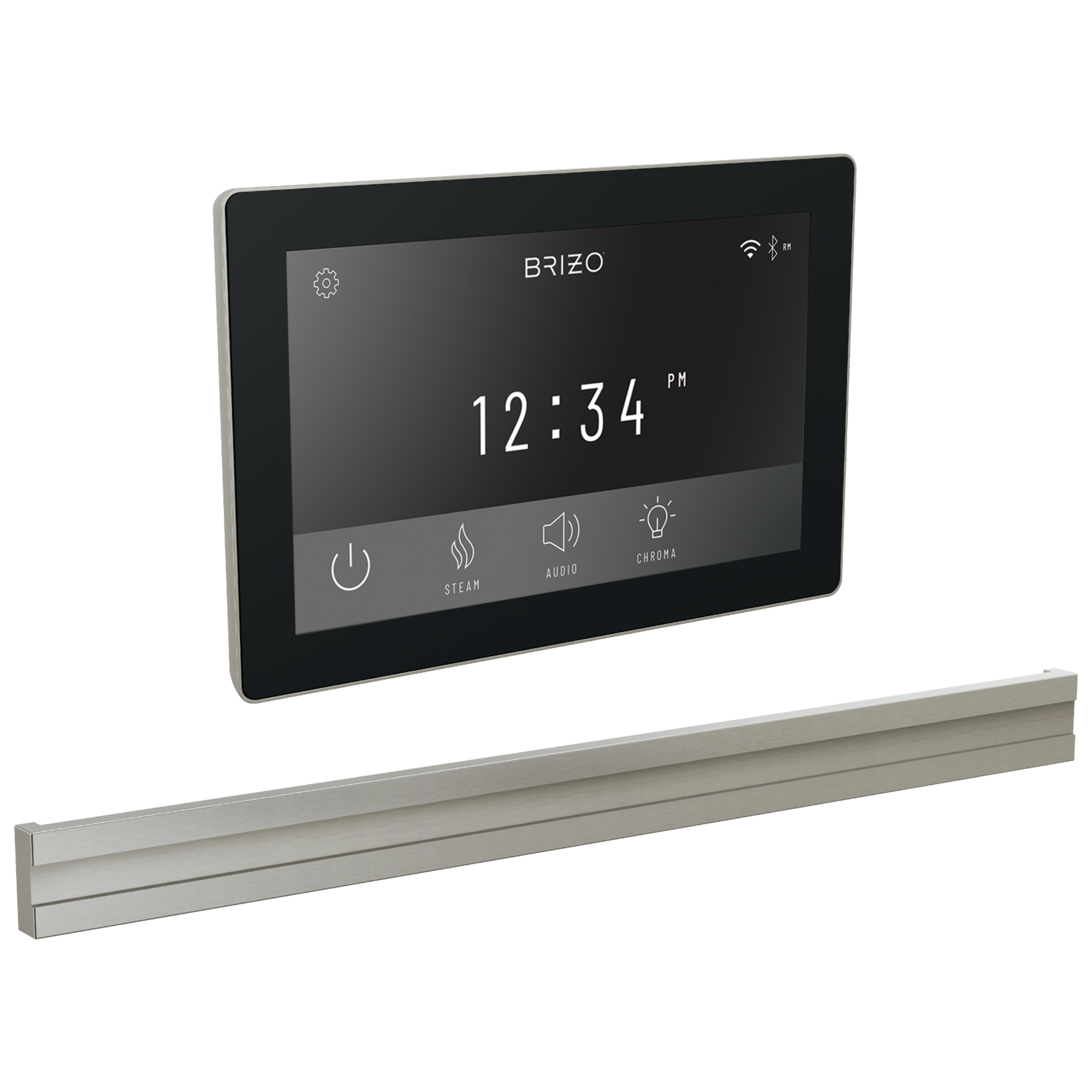 Brizo Other: Digital + Bilateral Steam Set In Lumicoat® Luxe Nickel