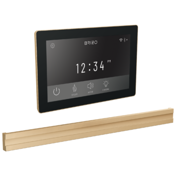 Brizo Other: Digital + Bilateral Steam Set In Lumicoat® Polished Gold