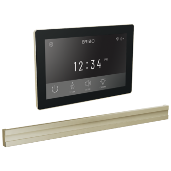 Brizo Other: Digital + Bilateral Steam Set In Lumicoat® Polished Nickel