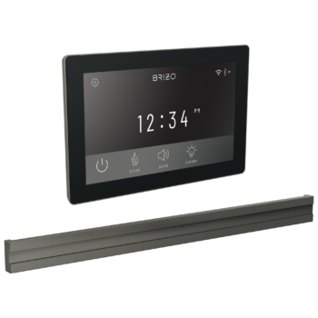 Brizo Other: Digital + Bilateral Steam Set In Lumicoat® Luxe Steel