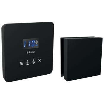 Brizo Other: Square Steam Set In Matte Black