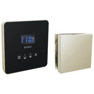 Brizo Other: Square Steam Set In Lumicoat® Polished Nickel