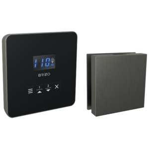 Brizo Other: Square Steam Set In Lumicoat® Luxe Steel