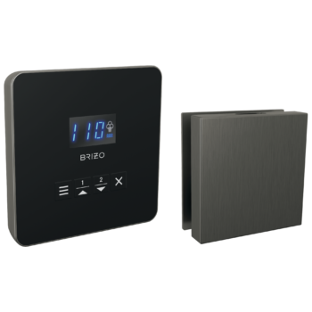 Brizo Other: Square Steam Set In Lumicoat® Luxe Steel