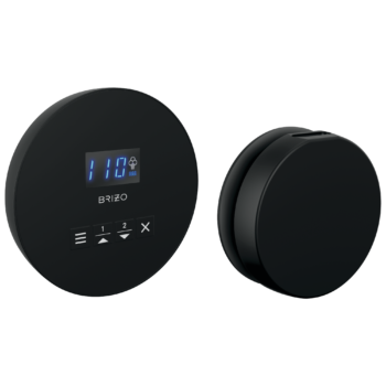 Brizo Other: Round Steam Set In Matte Black
