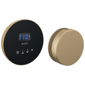Brizo Other: Round Steam Set In Lumicoat® Luxe Gold