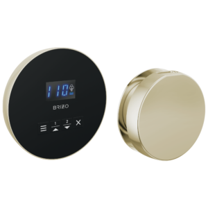 Brizo Other: Round Steam Set In Lumicoat® Polished Nickel