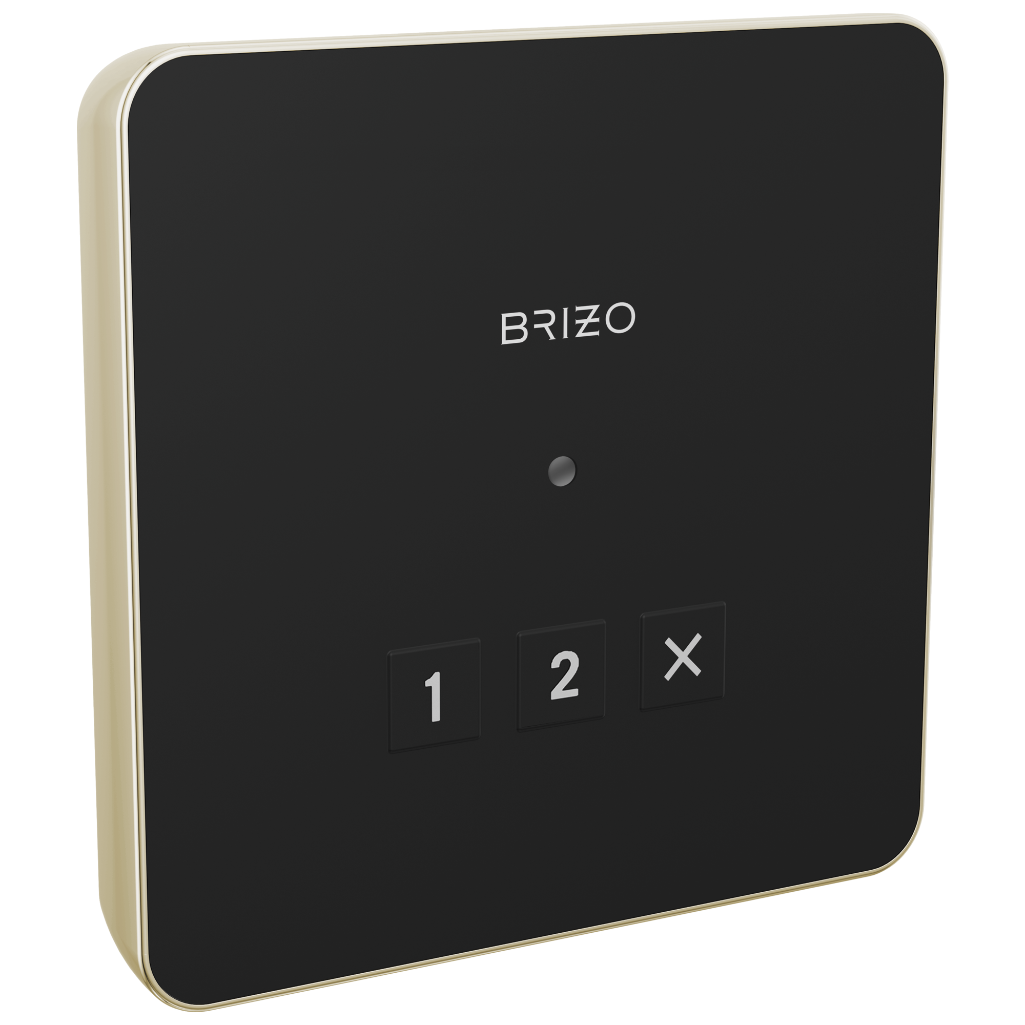 Brizo Other: Square Exterior Control In Lumicoat® Polished Nickel