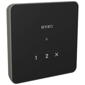 Brizo Other: Square Exterior Control In Lumicoat® Luxe Steel