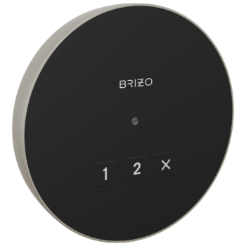 Brizo Other: Round Exterior Control In Lumicoat® Luxe Nickel