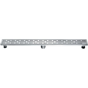Dawn® Amazon River Series – Linear Shower Drain 36″L In Polished satin