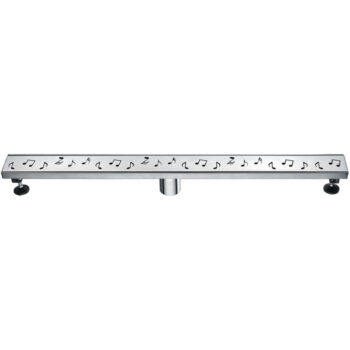 Dawn® Seine River Series - Linear Shower Drain 32"L In Polished satin