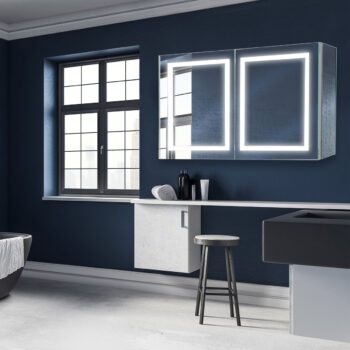 Andromeda 32x48 Illuminated Cabinet Vanity Mirror - Image 2