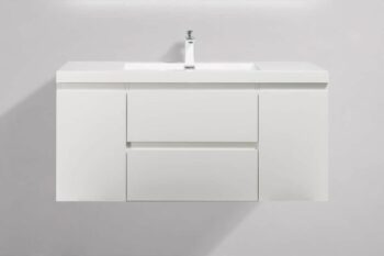Angela 48 In Glossy White