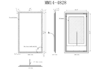 Pulsar 30x24 Illuminated Vanity Mirror - Image 12