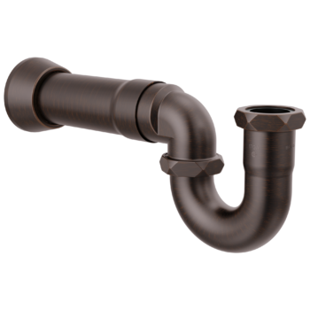 Brizo Other: 17-Gauge P-Trap with Flange In Venetian Bronze
